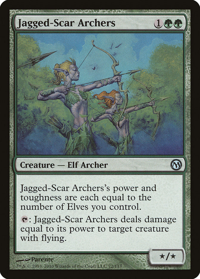 Jagged-Scar Archers [Duels of the Planeswalkers] | Sanctuary Gaming