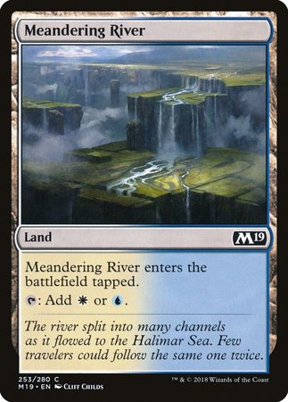 Meandering River [Core Set 2019] | Sanctuary Gaming