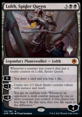 Lolth, Spider Queen (Promo Pack) [Dungeons & Dragons: Adventures in the Forgotten Realms Promos] | Sanctuary Gaming