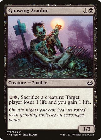 Gnawing Zombie [Modern Masters 2017] | Sanctuary Gaming