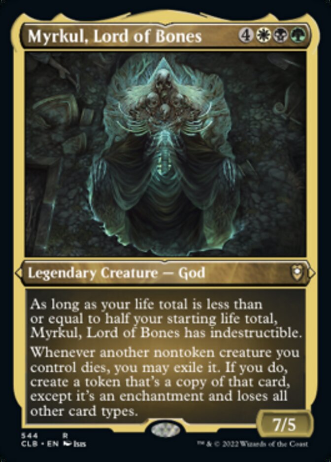 Myrkul, Lord of Bones (Foil Etched) [Commander Legends: Battle for Baldur's Gate] | Sanctuary Gaming