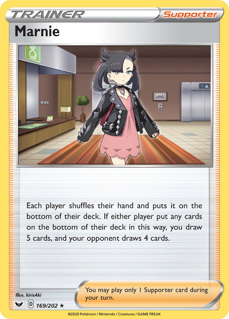 Marnie (169/202) (Theme Deck Exclusive) [Sword & Shield: Base Set] | Sanctuary Gaming