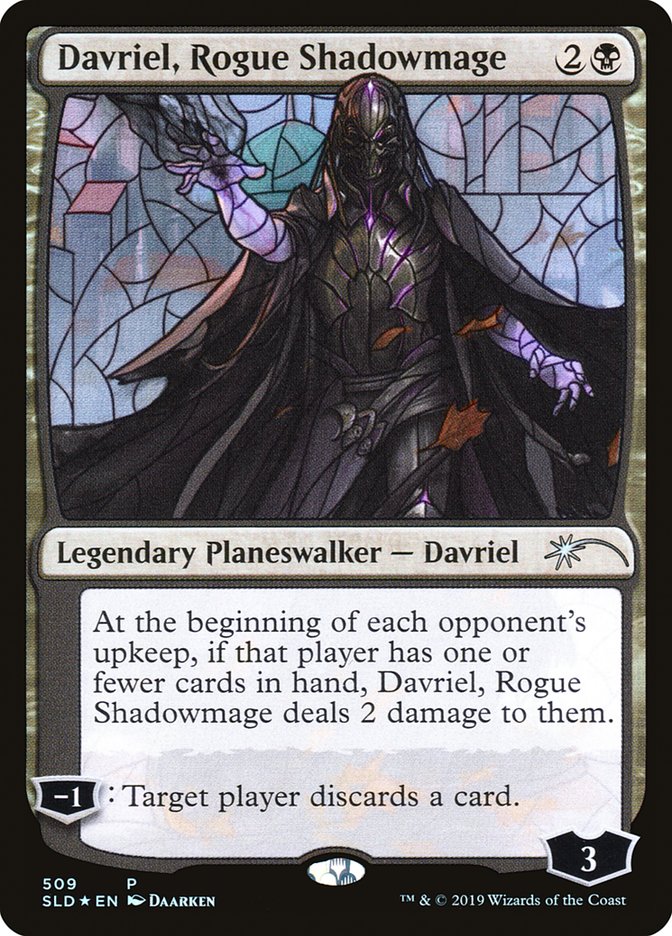 Davriel, Rogue Shadowmage (Stained Glass) [Secret Lair Drop Promos] | Sanctuary Gaming