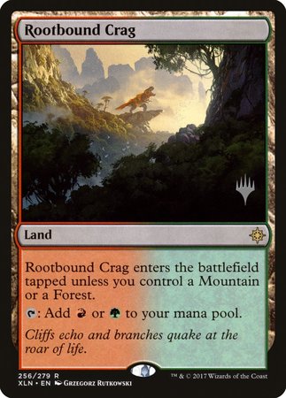 Rootbound Crag [Ixalan Promos] | Sanctuary Gaming