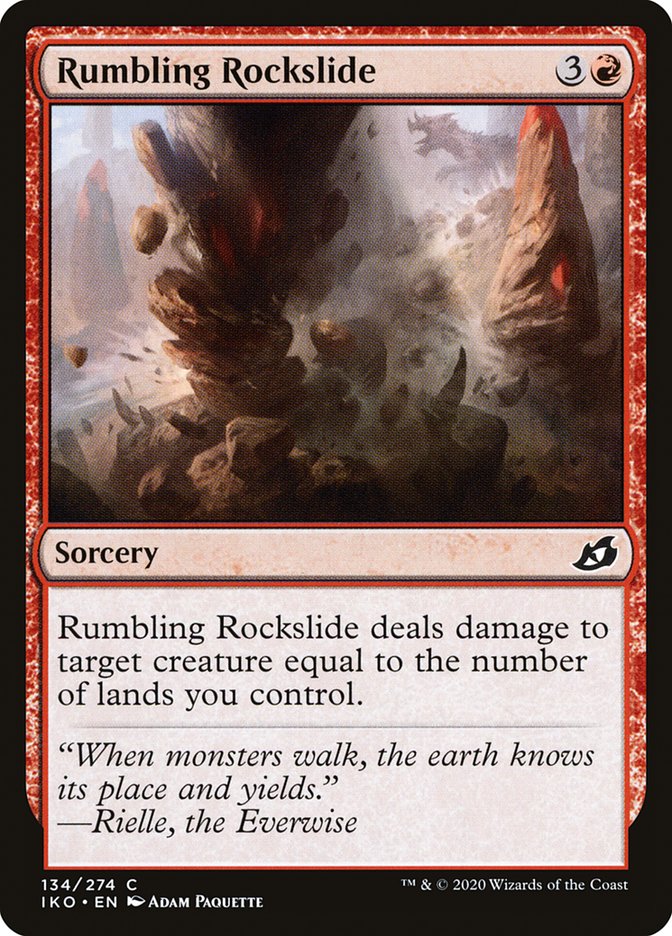 Rumbling Rockslide [Ikoria: Lair of Behemoths] | Sanctuary Gaming
