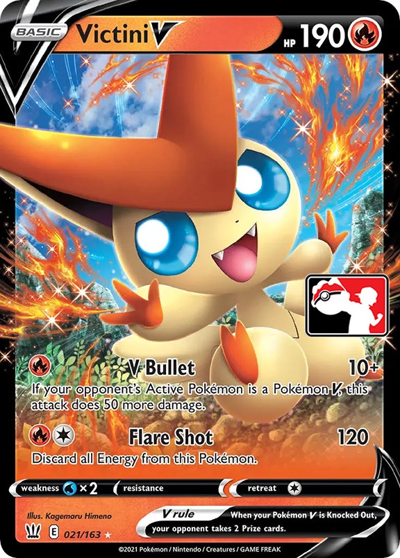 Victini V (021/163) [Prize Pack Series One] | Sanctuary Gaming