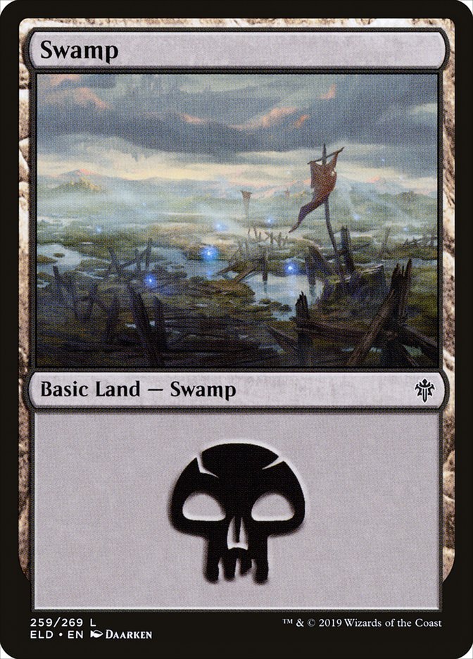 Swamp (259) [Throne of Eldraine] | Sanctuary Gaming