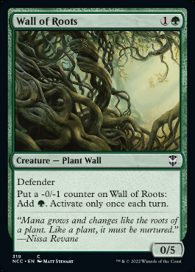 Wall of Roots [Streets of New Capenna Commander] | Sanctuary Gaming