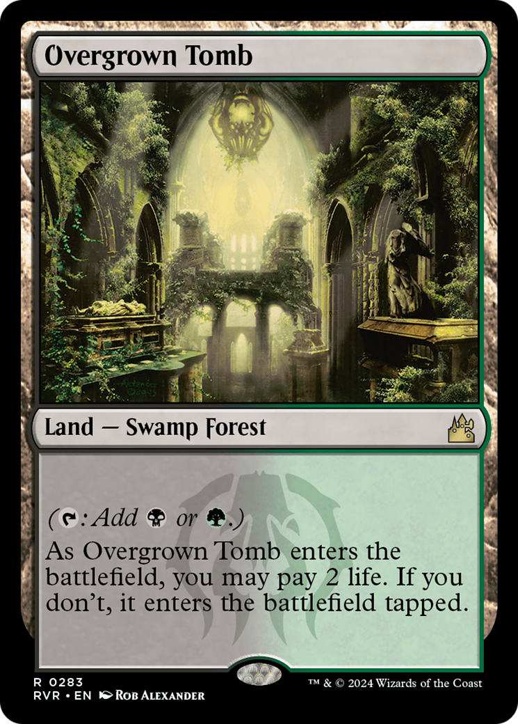 Overgrown Tomb [Ravnica Remastered] | Sanctuary Gaming