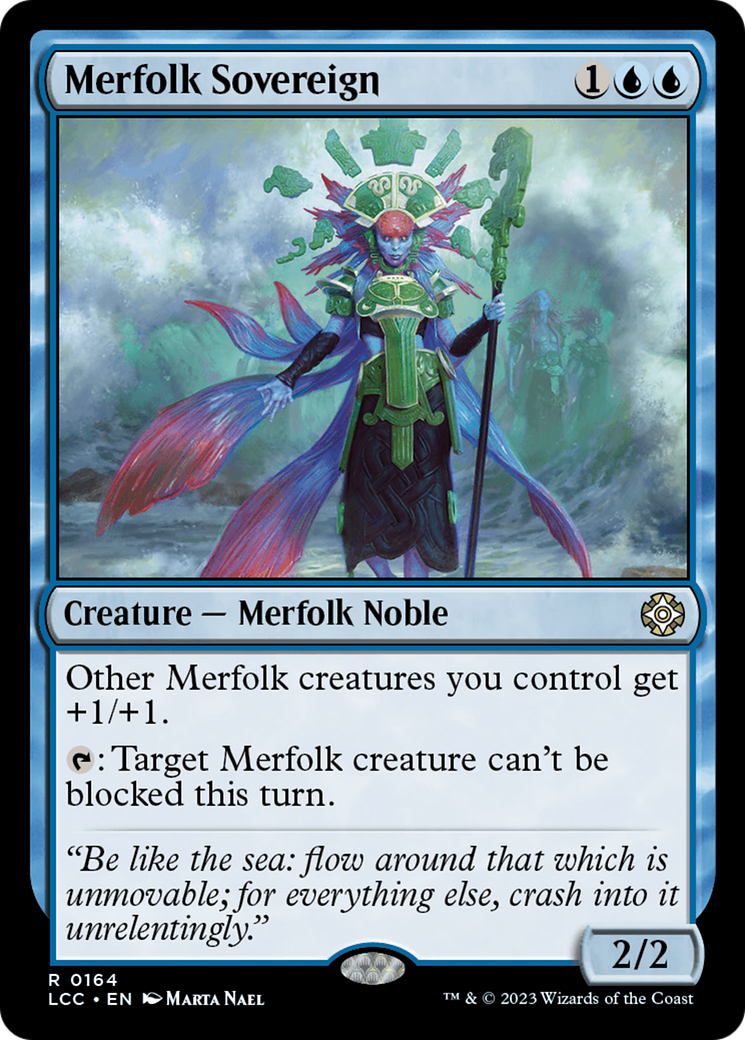 Merfolk Sovereign [The Lost Caverns of Ixalan Commander] | Sanctuary Gaming