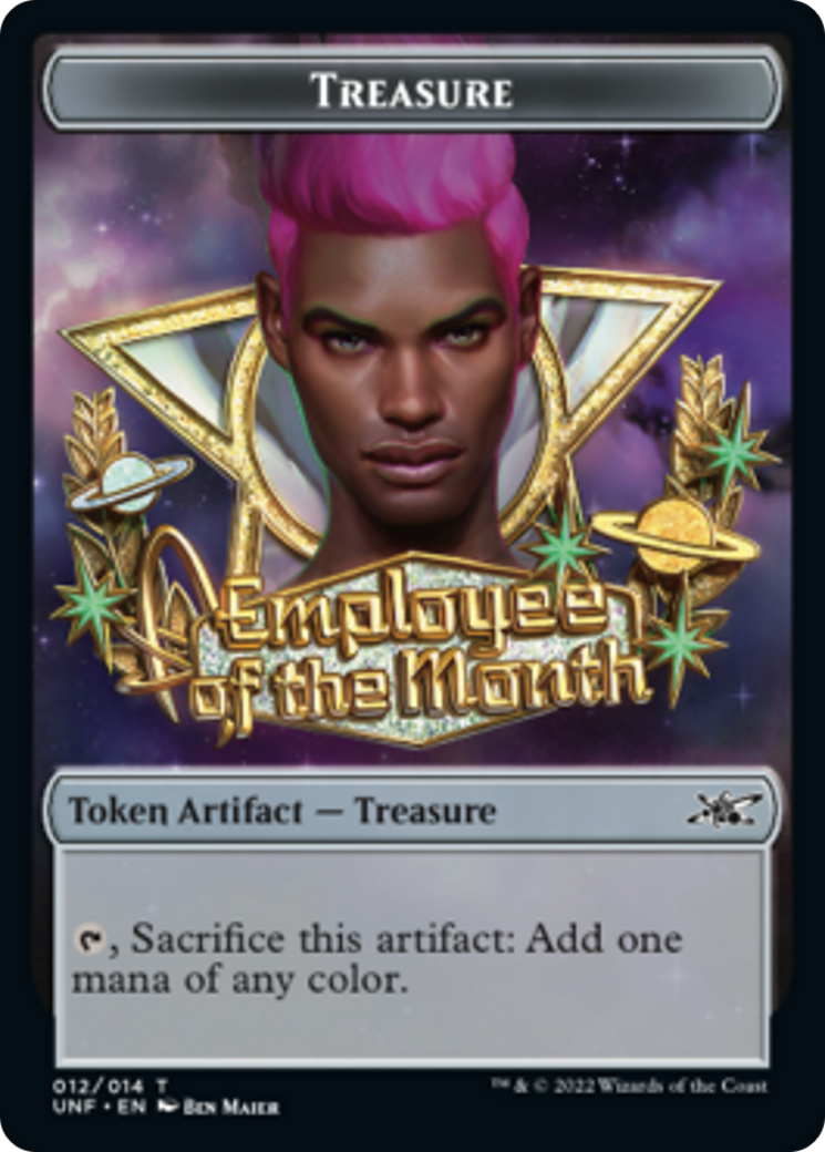 Teddy Bear // Treasure (012) Double-sided Token [Unfinity Tokens] | Sanctuary Gaming