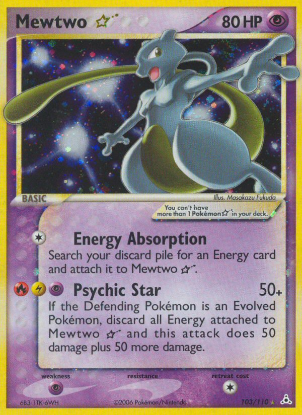 Mewtwo Star (103/110) [EX: Holon Phantoms] | Sanctuary Gaming