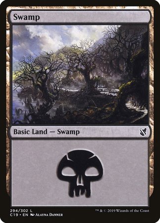 Swamp (294) [Commander 2019] | Sanctuary Gaming