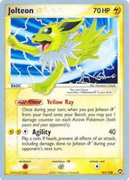 Jolteon Star (101/108) (Psychic Lock - Jason Klaczynski) [World Championships 2008] | Sanctuary Gaming