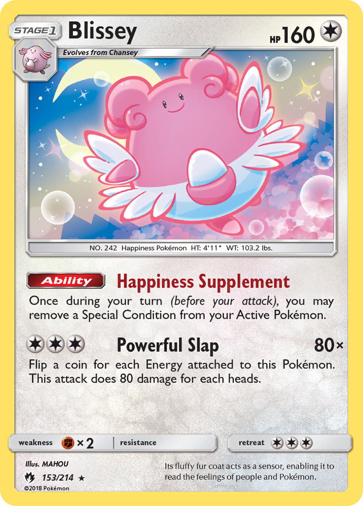 Blissey (153/214) [Sun & Moon: Lost Thunder] | Sanctuary Gaming