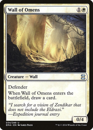 Wall of Omens [Eternal Masters] | Sanctuary Gaming