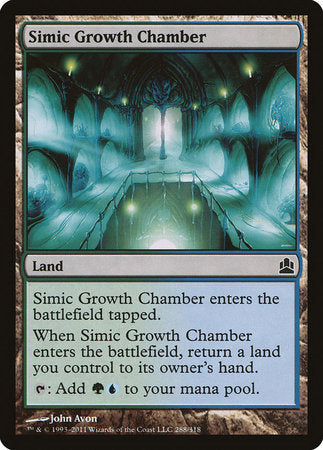 Simic Growth Chamber [Commander 2011] | Sanctuary Gaming