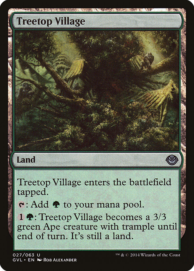 Treetop Village (Garruk vs. Liliana) [Duel Decks Anthology] | Sanctuary Gaming