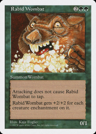 Rabid Wombat [Fifth Edition] | Sanctuary Gaming