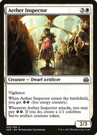 Aether Inspector [Aether Revolt] | Sanctuary Gaming