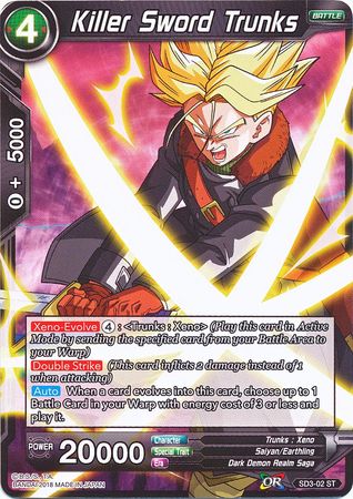 Killer Sword Trunks (Starter Deck - The Dark Invasion) [SD3-02] | Sanctuary Gaming