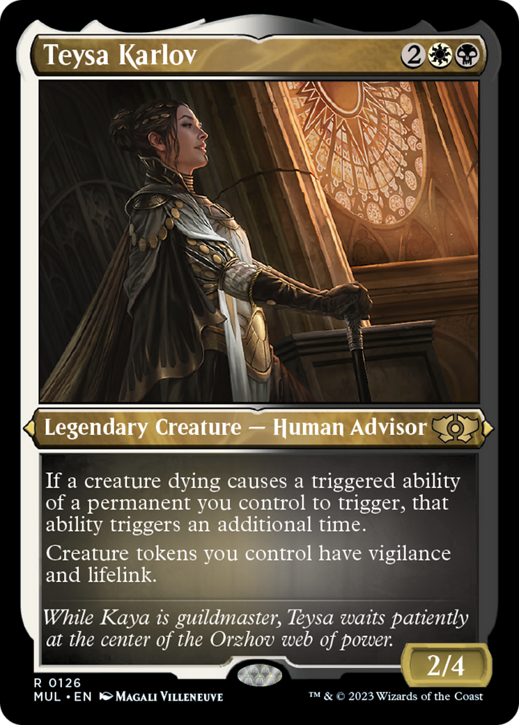 Teysa Karlov (Foil Etched) [Multiverse Legends] | Sanctuary Gaming