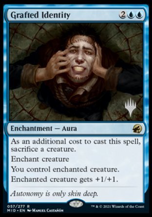 Grafted Identity (Promo Pack) [Innistrad: Midnight Hunt Promos] | Sanctuary Gaming