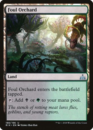 Foul Orchard [Rivals of Ixalan] | Sanctuary Gaming