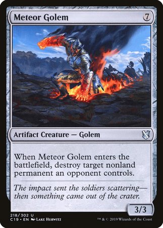 Meteor Golem [Commander 2019] | Sanctuary Gaming