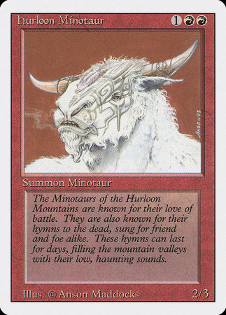 Hurloon Minotaur [Revised Edition] | Sanctuary Gaming