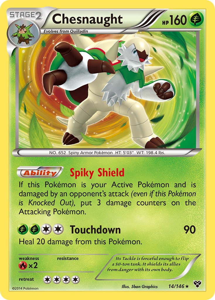 Chesnaught (14/146) [XY: Base Set] | Sanctuary Gaming