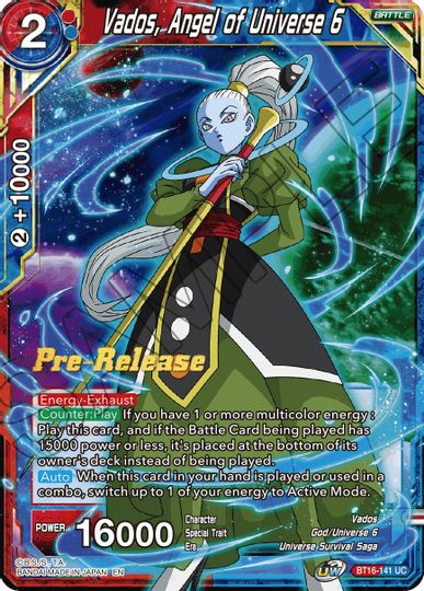 Vados, Angel of the Universe 6 (BT16-141) [Realm of the Gods Prerelease Promos] | Sanctuary Gaming