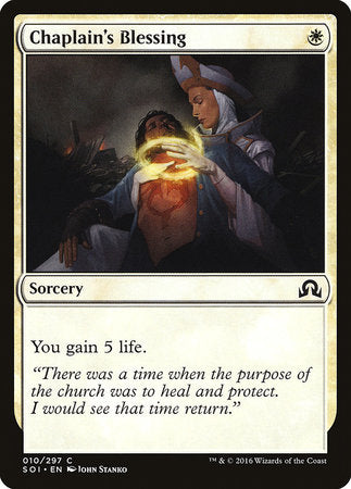 Chaplain's Blessing [Shadows over Innistrad] | Sanctuary Gaming