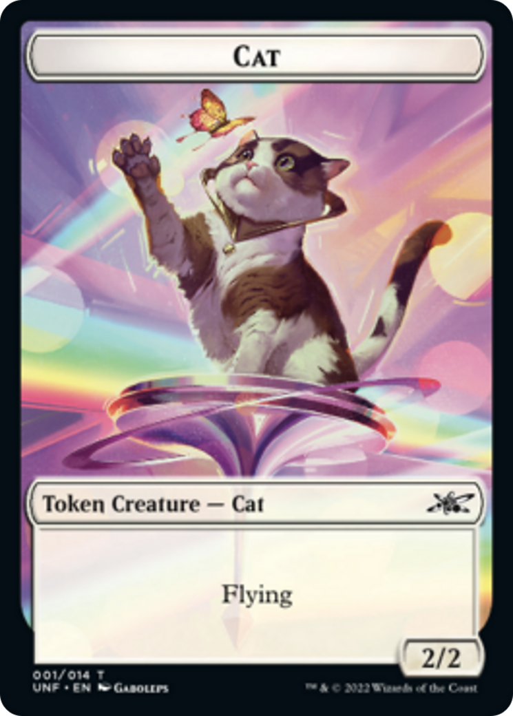 Cat // Treasure (13) Double-sided Token [Unfinity Tokens] | Sanctuary Gaming
