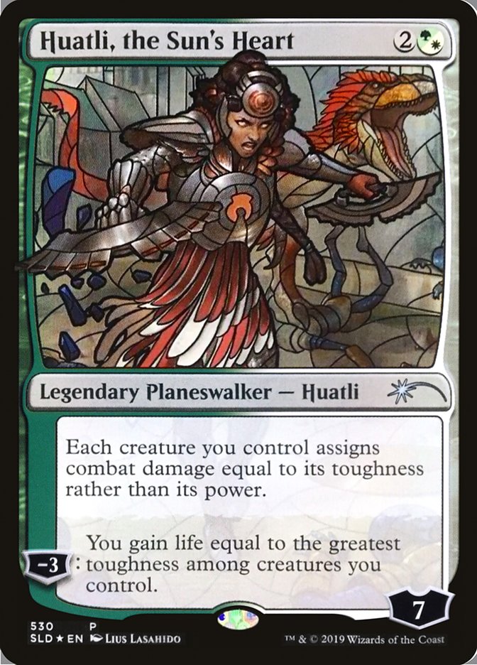 Huatli, the Sun's Heart (Stained Glass) [Secret Lair Drop Promos] | Sanctuary Gaming