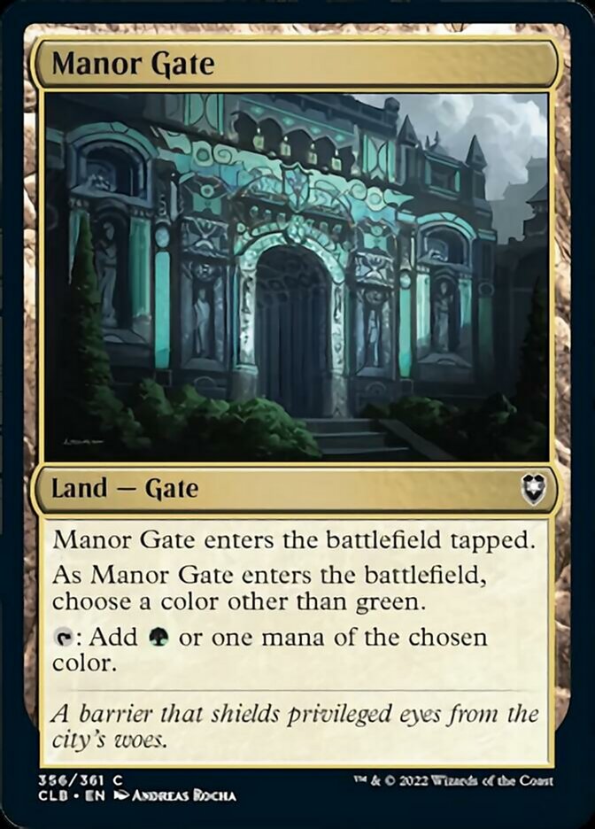 Manor Gate [Commander Legends: Battle for Baldur's Gate] | Sanctuary Gaming
