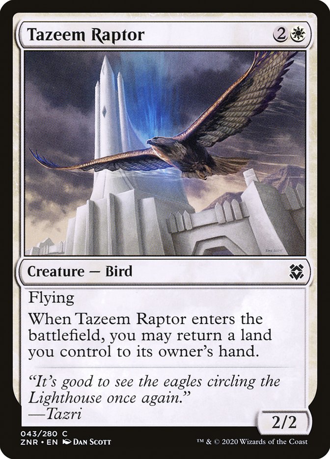 Tazeem Raptor [Zendikar Rising] | Sanctuary Gaming