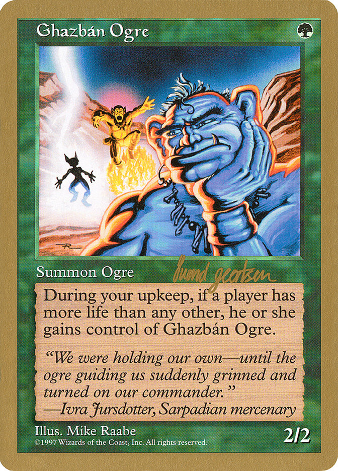 Ghazbán Ogre (Svend Geertsen) [World Championship Decks 1997] | Sanctuary Gaming