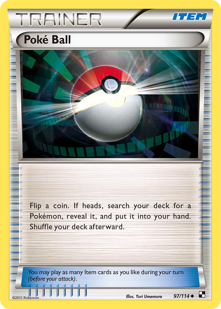 Poke Ball (97/114) [Black & White: Base Set] | Sanctuary Gaming