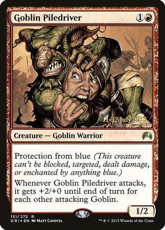 Goblin Piledriver [Magic Origins Promos] | Sanctuary Gaming