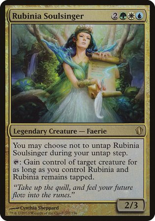 Rubinia Soulsinger (Commander 2013) [Commander 2013 Oversized] | Sanctuary Gaming