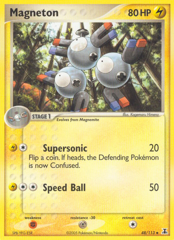 Magneton (48/113) [EX: Delta Species] | Sanctuary Gaming