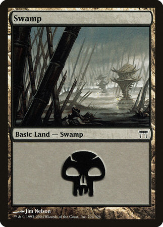 Swamp (296) [Champions of Kamigawa] | Sanctuary Gaming