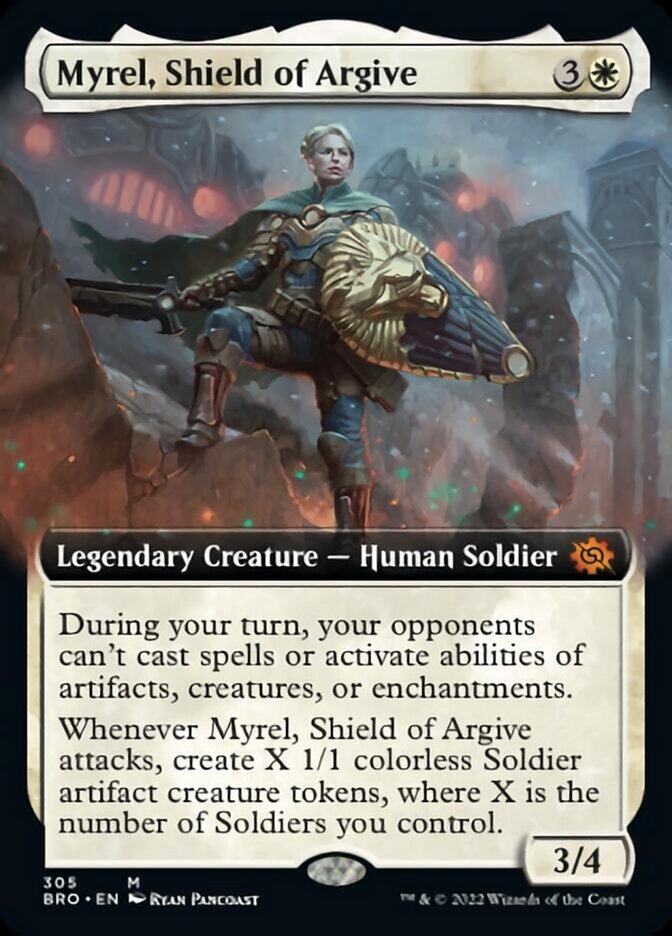 Myrel, Shield of Argive (Extended Art) [The Brothers' War] | Sanctuary Gaming