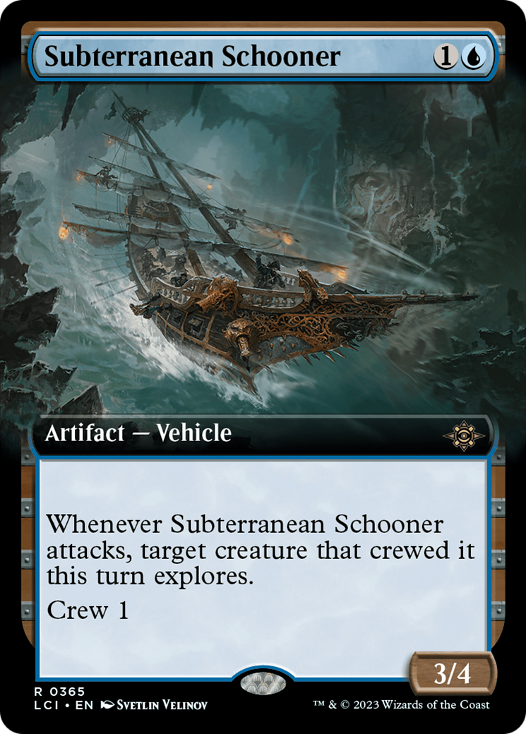 Subterranean Schooner (Extended Art) [The Lost Caverns of Ixalan] | Sanctuary Gaming