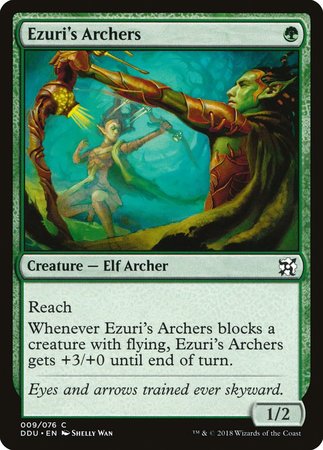 Ezuri's Archers [Duel Decks: Elves vs. Inventors] | Sanctuary Gaming