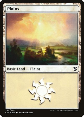 Plains (295) [Commander 2018] | Sanctuary Gaming