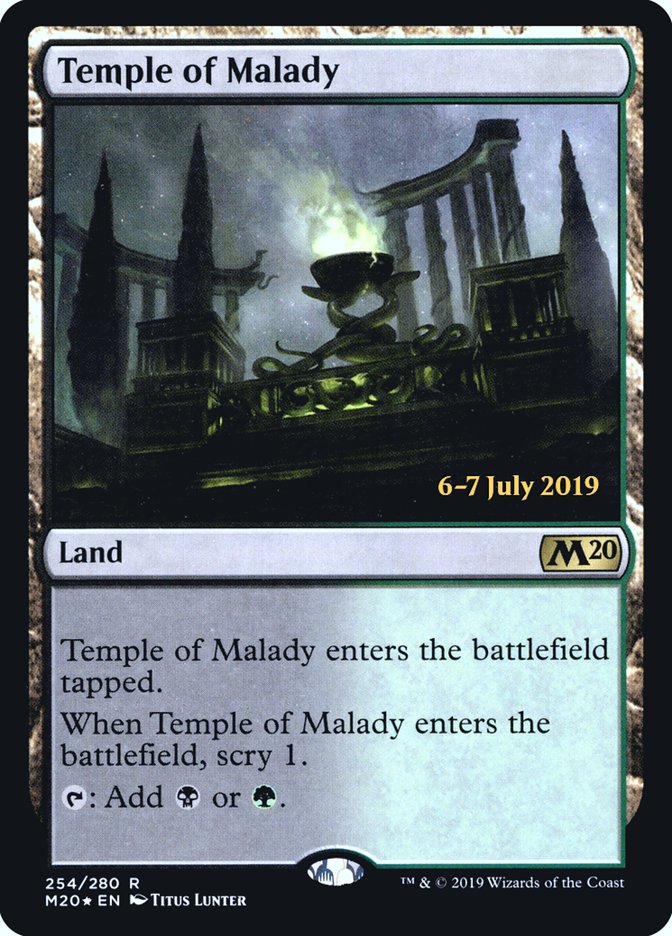 Temple of Malady  [Core Set 2020 Prerelease Promos] | Sanctuary Gaming