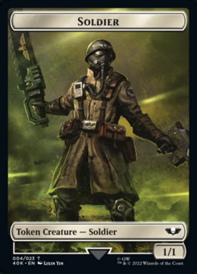 Soldier (004) // Vanguard Suppressor Double-sided Token [Universes Beyond: Warhammer 40,000 Tokens] | Sanctuary Gaming