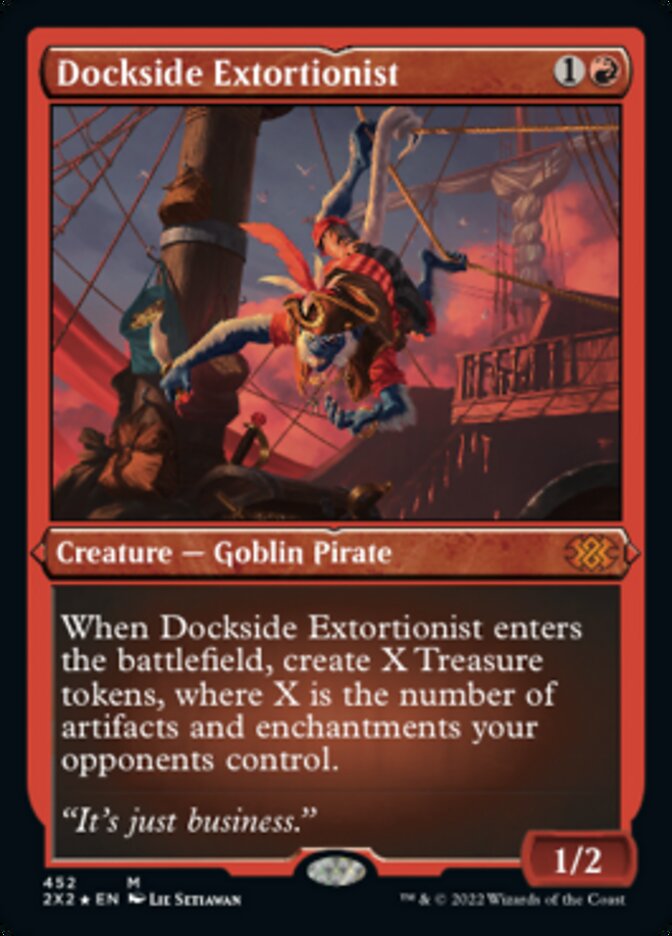 Dockside Extortionist (Foil Etched) [Double Masters 2022] | Sanctuary Gaming